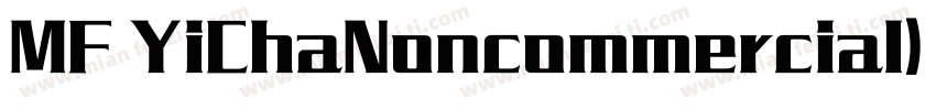 MF YiChaNoncommercial) Regular字体转换